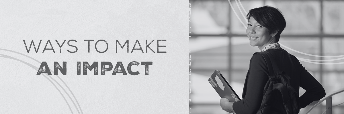 ways to make an impact graphic