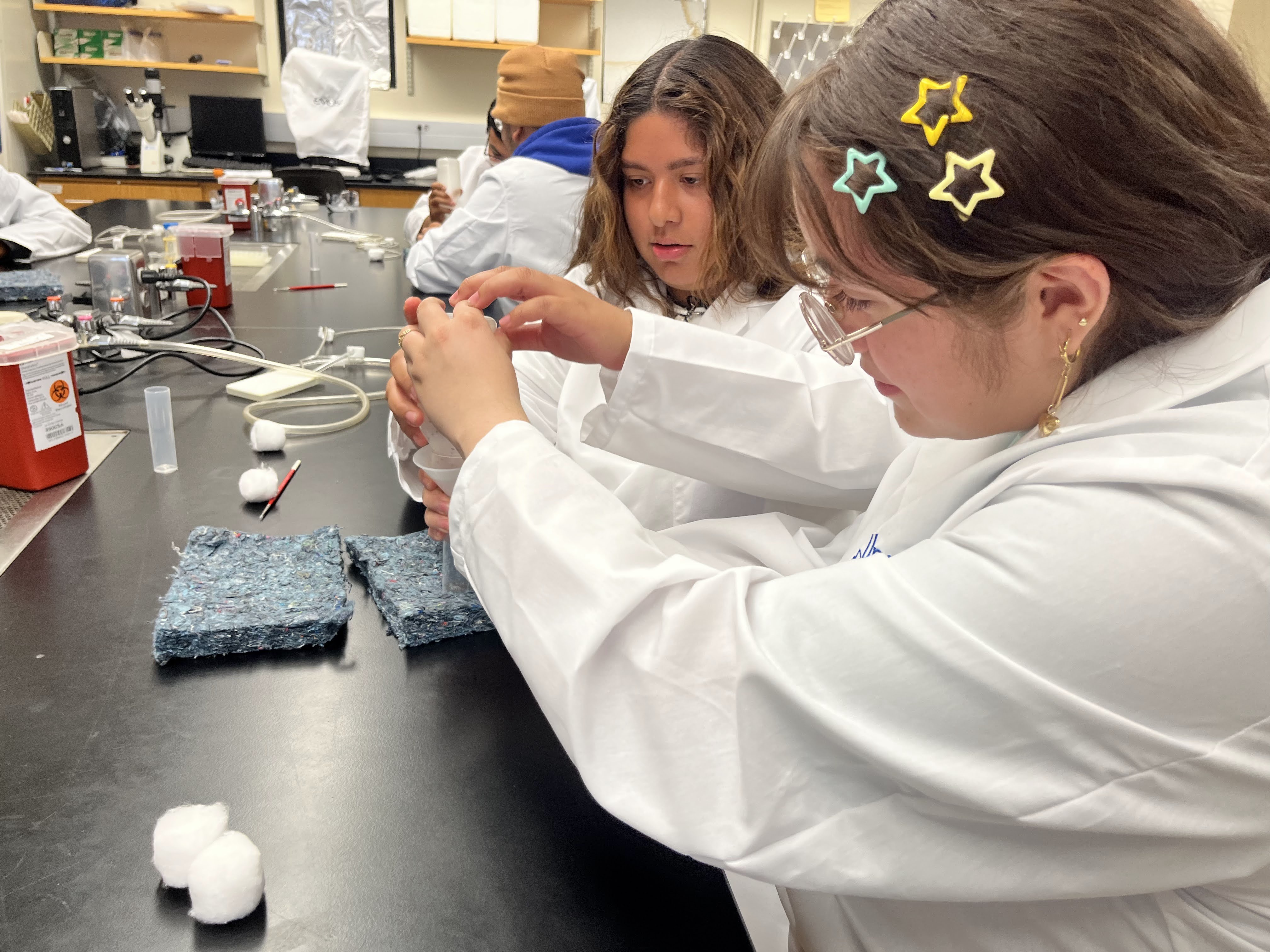 Student hands on learning science