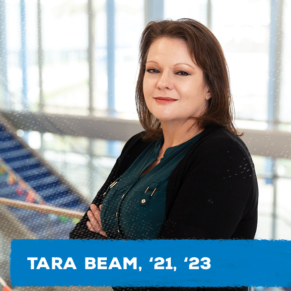 Tara Beam, alumna of CSUSB's College of Social and Behavioral Sciences