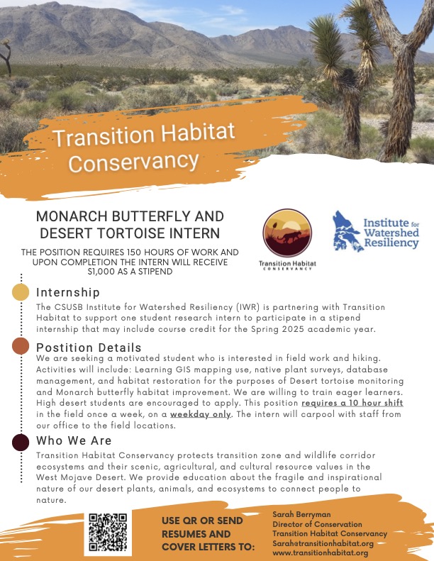 Transitional Habitat Flyer