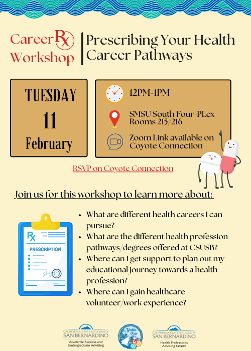 Health Careers Workshop Flyer