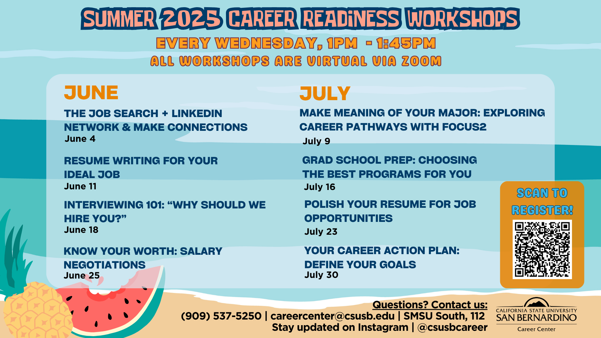 summer CRS topics outline