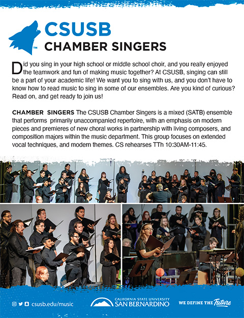 Chamvber Singers Flyer