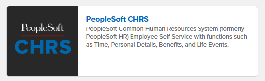 PeopleSoft Tile