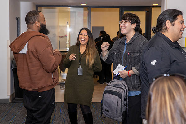 Attendees networked and enjoyed the Lunar New Year festivities.