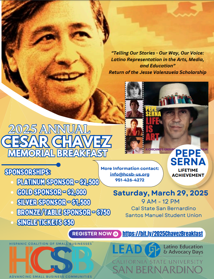 César E. Chávez Memorial Breakfast web flyer