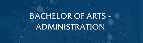 Bachelor of arts - administration