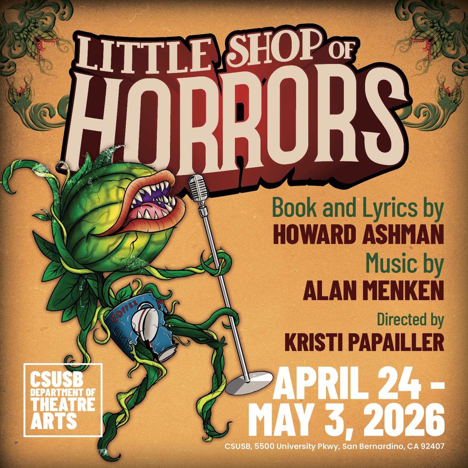 Purchase tickets for Little Shop of Horrors HERE!