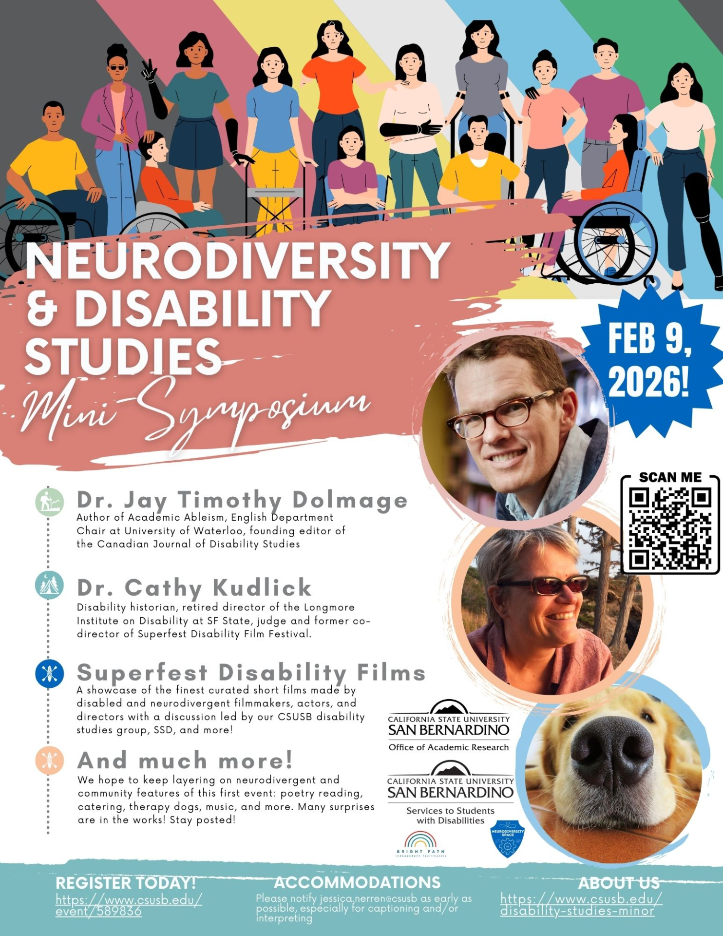 Updated event flyer that added the Office of Academic Research logo