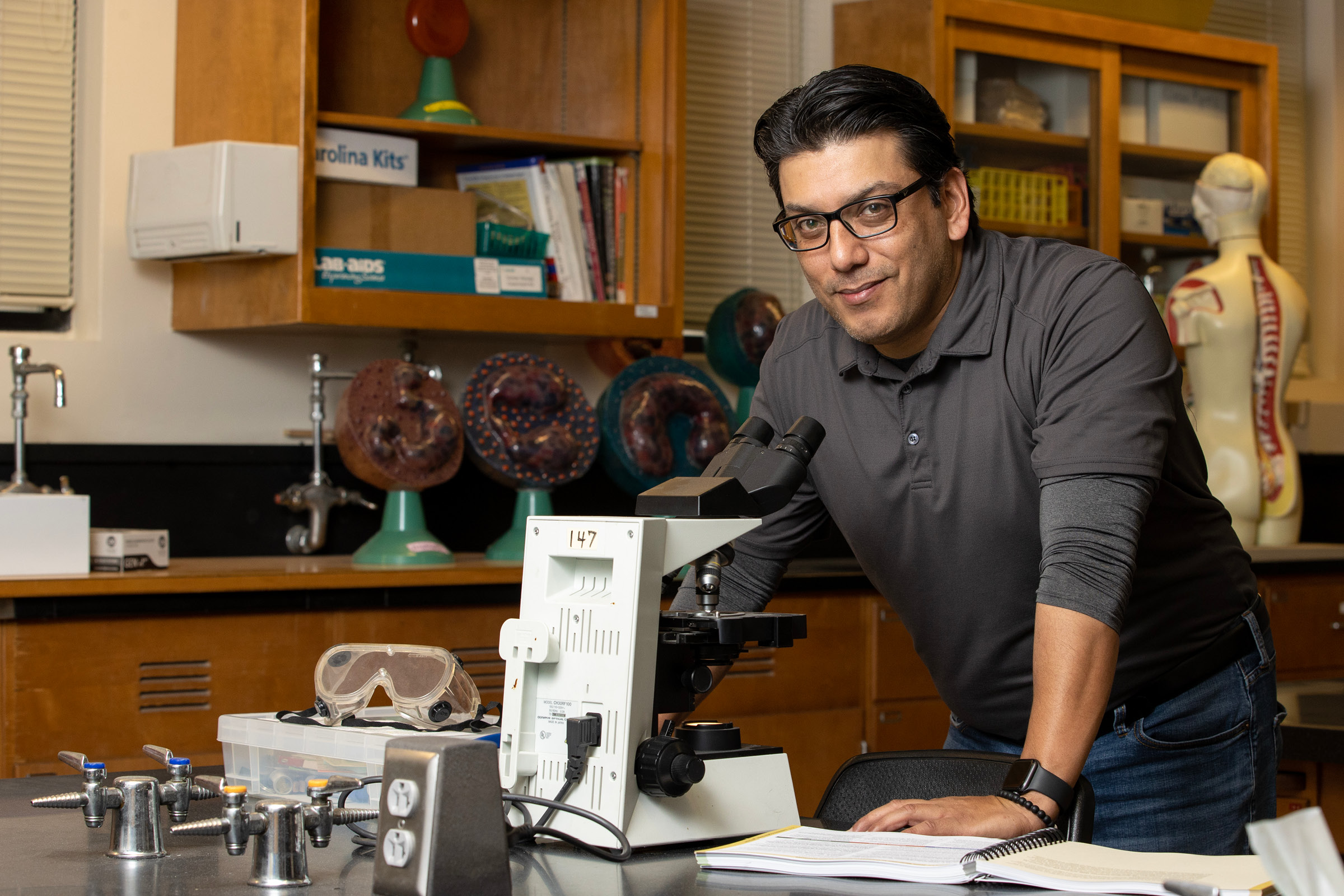 Jeremy Saavedra, biology student in the College of Natural Sciences