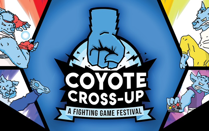 Text Reads: Coyote Cross-Up / A Fighting Game Festival