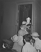 Evacuating Japanese-Americans from West coast areas.